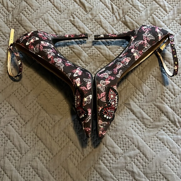 Libby Edelman : Butterfly Point Toe Ballet Strap Heel - 7 - Picture 5 of 12